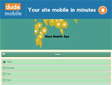 Tablet Screenshot of mauimobilespa.com